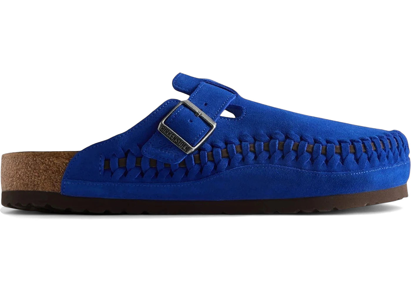 Birkenstock Boston Braided Suede Kith Ultra Blue