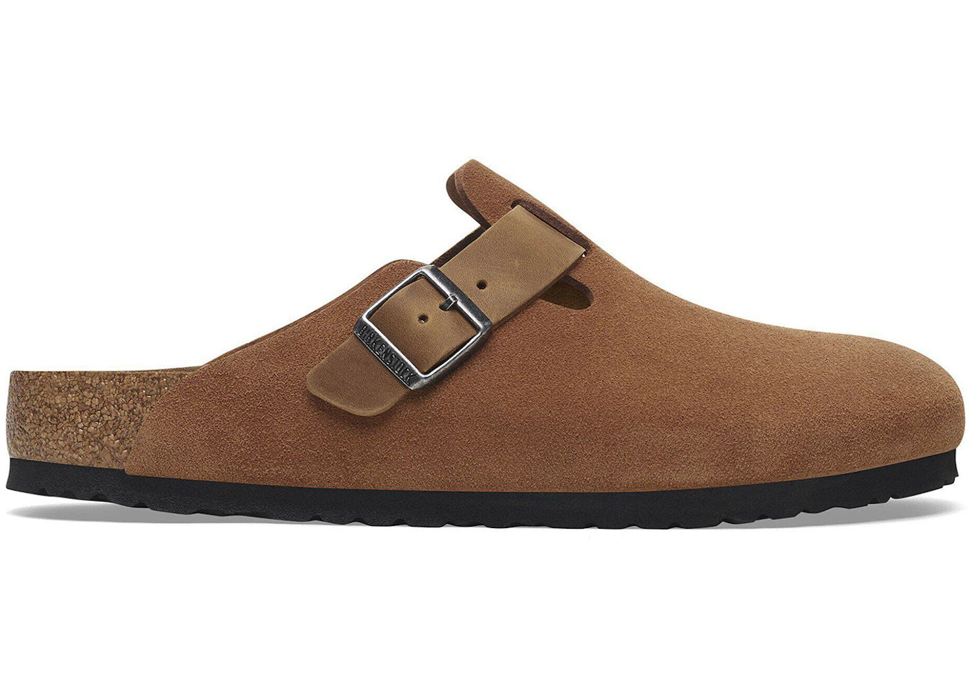Birkenstock Boston Mixed Leather Cognac