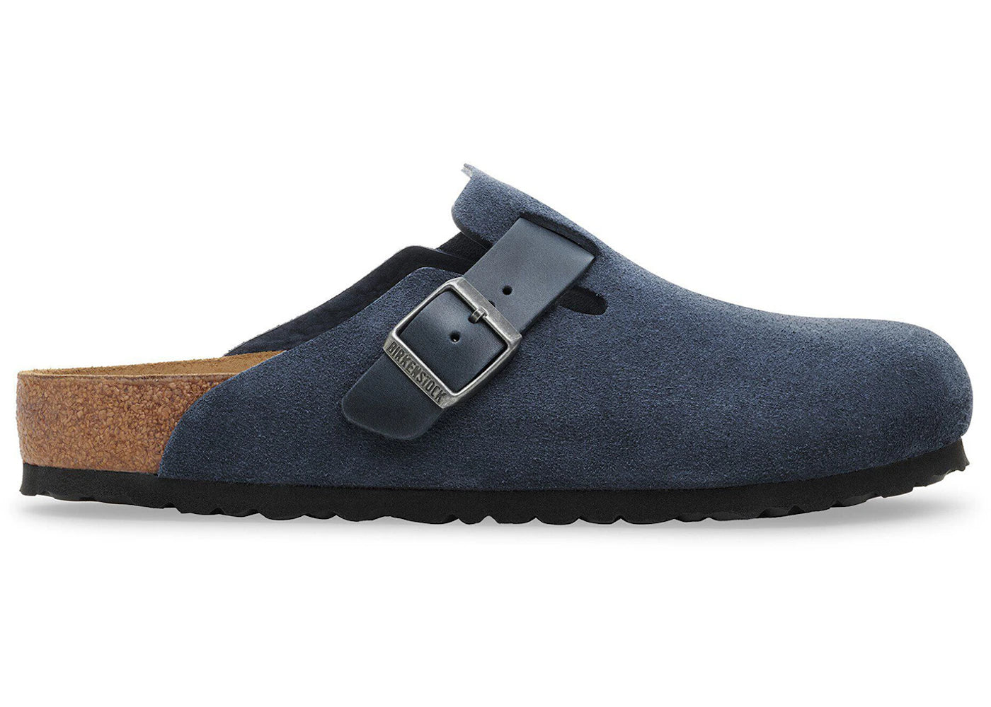 Birkenstock Boston Mixed Leather New Navy