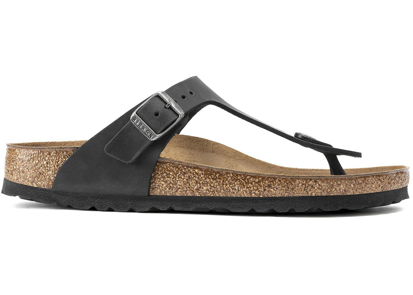 Birkenstock Gizeh Oiled Leather Black