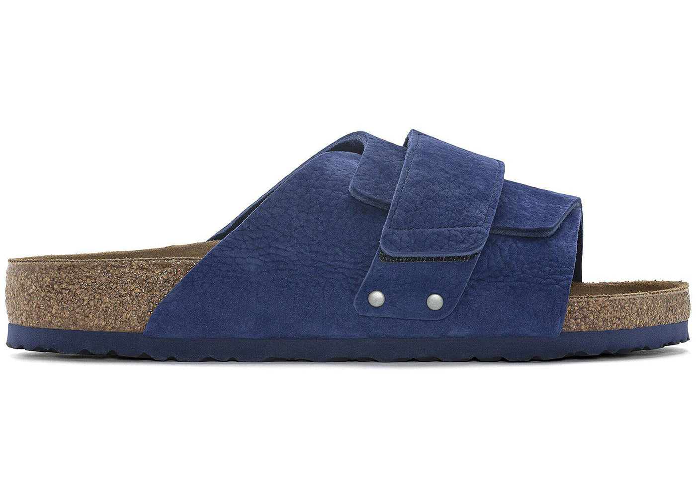 Birkenstock Kyoto Nubuck Leather Desert Buck Indigo Blue