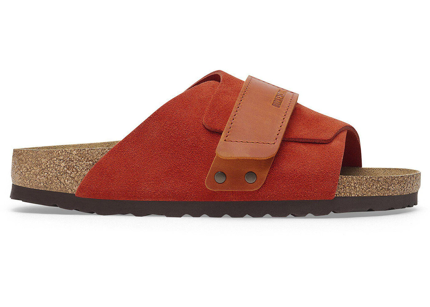 Birkenstock Kyoto Nubuck Suede Rust Brown