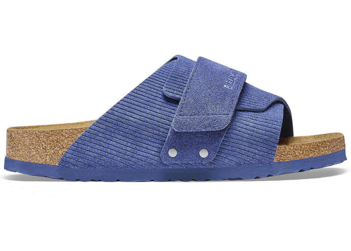 Birkenstock Kyoto Suede Embossed Corduroy Indigo