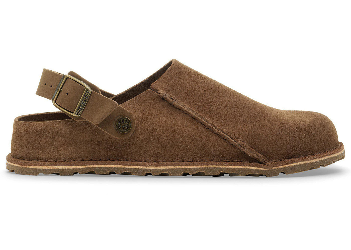 Birkenstock Lutry Premium Suede Dark Tea