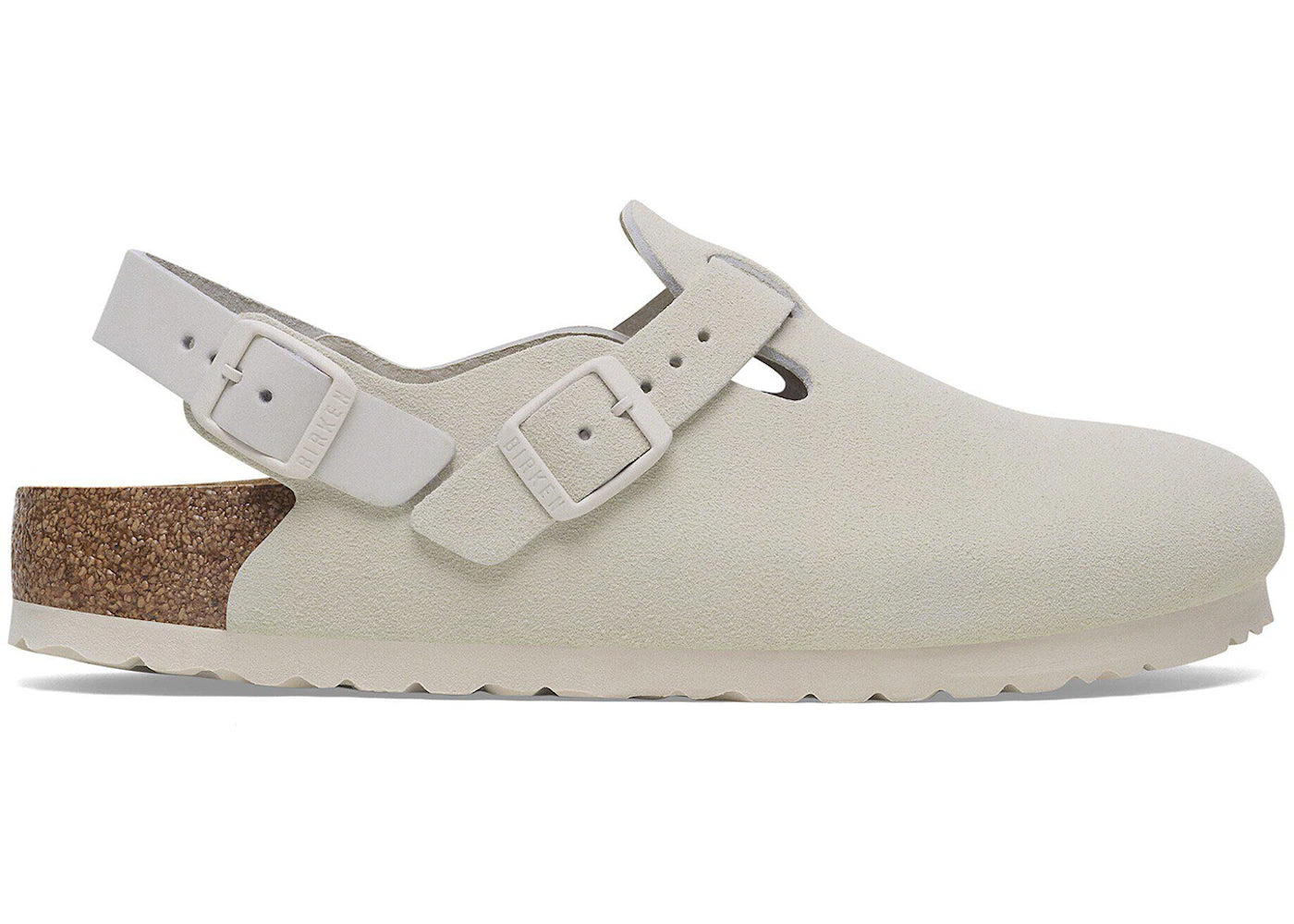 Birkenstock Tokio Suede Antique White