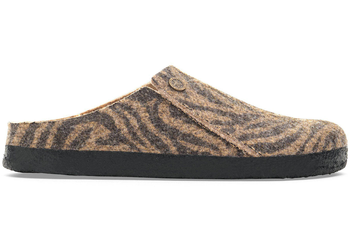 Birkenstock Zermatt Wool Felt Zebra Toffee