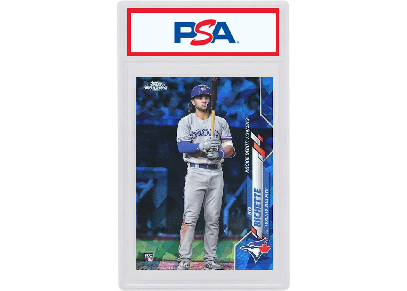 Bo Bichette 2020 Topps Chrome Update Sapphire Rookie Debut #U-1 (PSA or BGS Graded)