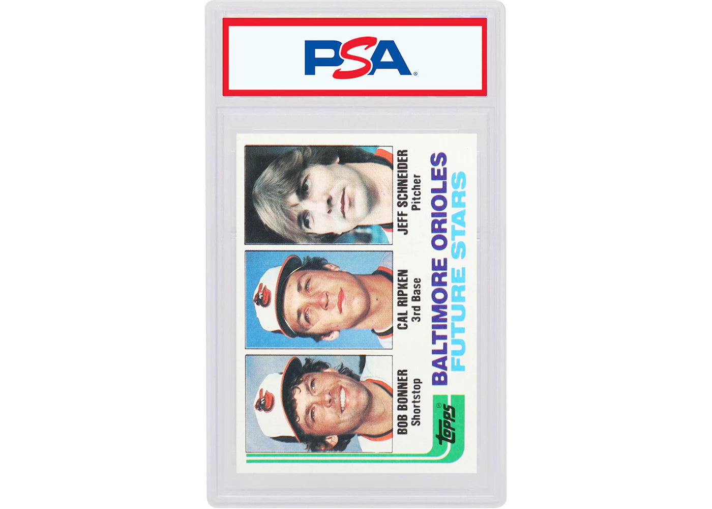 Bob Bonner/Cal Ripken/Jeff Schneider 1982 Topps Rookies #21 (PSA or BGS Graded)