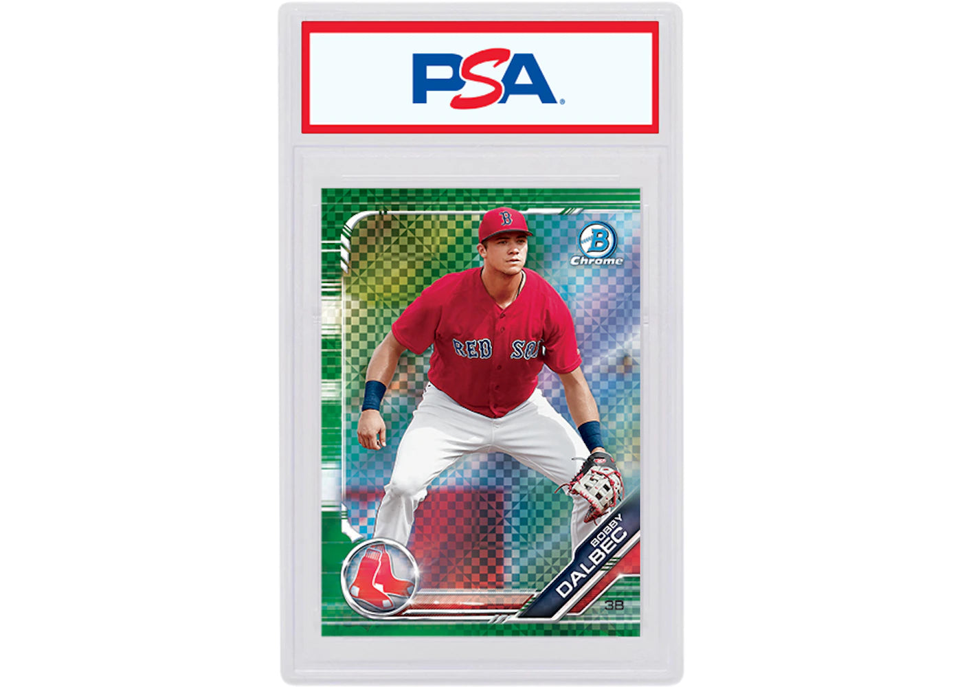 Bobby Dalbec 2019 Bowman Chrome X Green X-Fractor /31 BCP-154 (PSA or BGS Graded)