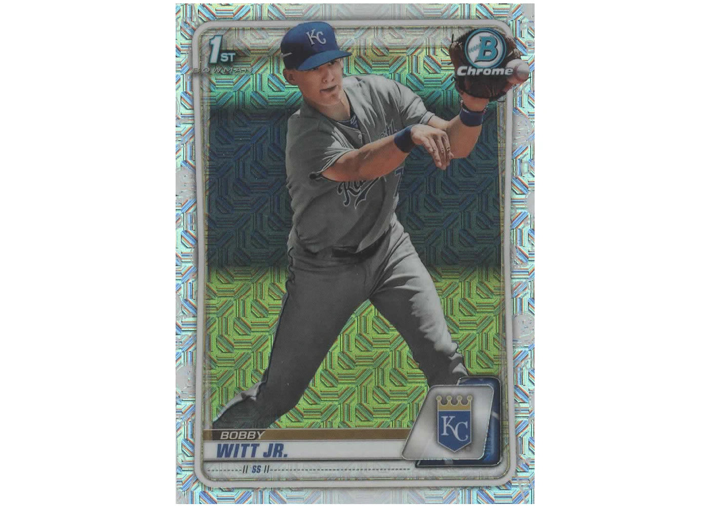 Bobby Witt Jr. 2020 Bowman Mega Box Chrome Prospects Mojo #BCP-25 (Ungraded)