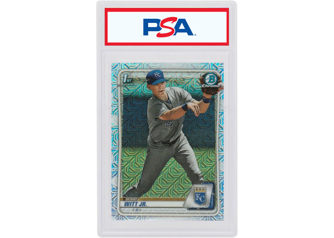 Bobby Witt Jr. 2020 Bowman Mega Box Prospects Chrome Mojo Refractor #BCP-25 (PSA or BGS Graded)