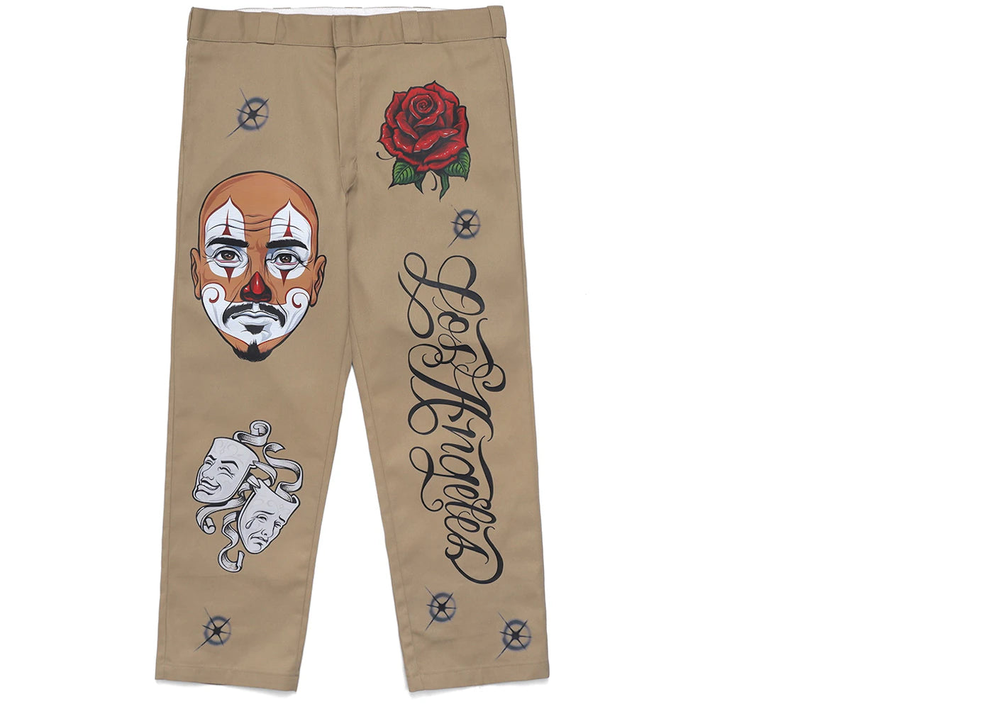 Born X Raised x Mister Cartoon x Dickies Work Pants Khaki