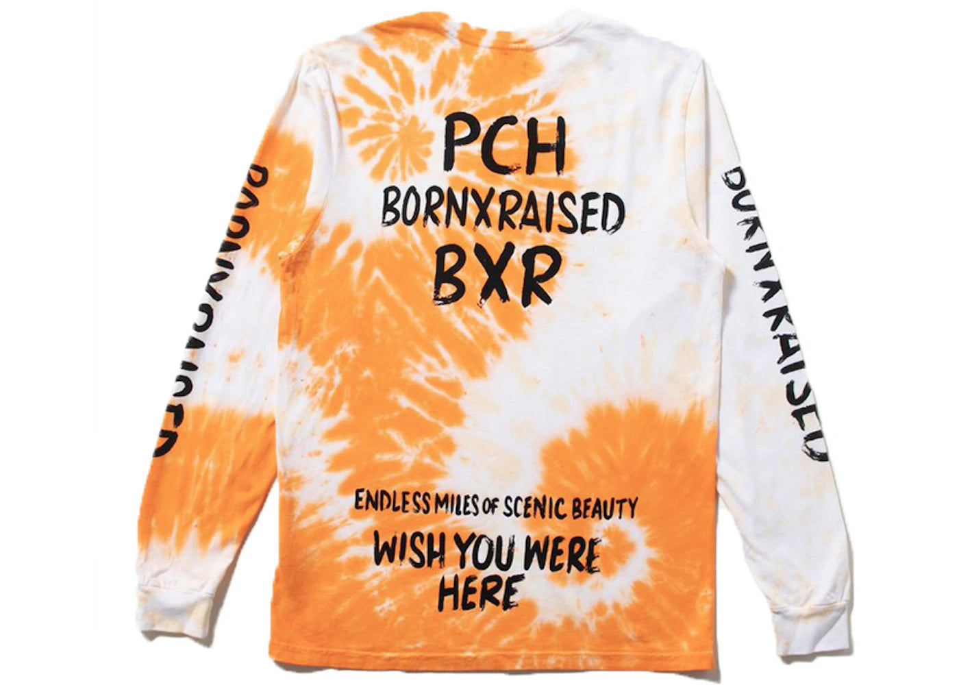 Born X Raised x Union Wish You Were Here L/S Tee Tie Dye