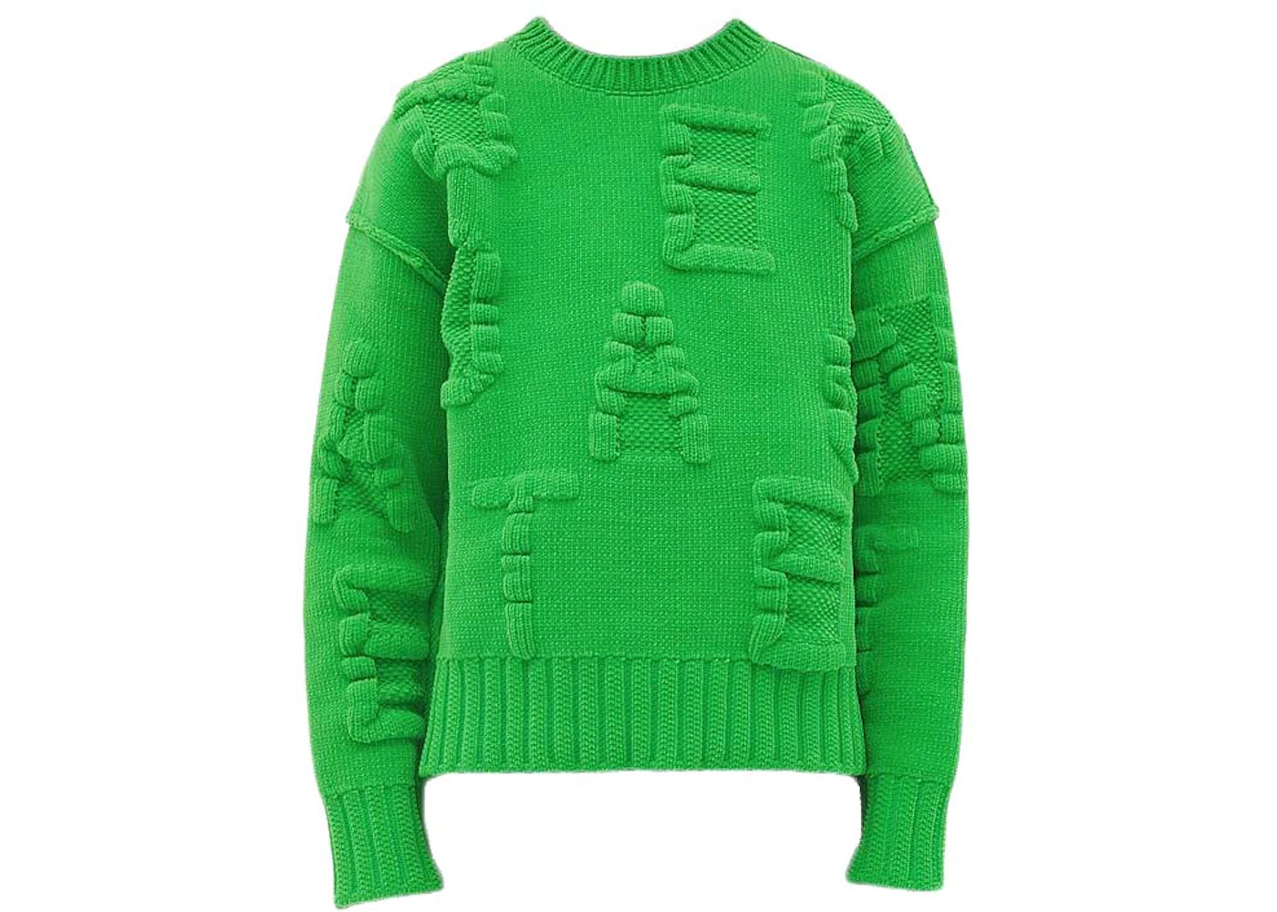 Bottega Veneta "Bottega Veneta" Embossing Sweater Parakeet