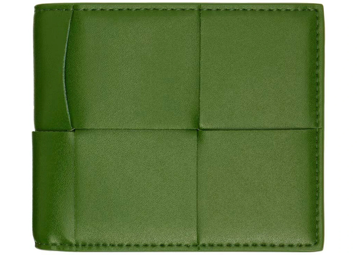 Bottega Veneta Cassette Bi-Fold Wallet Avocado