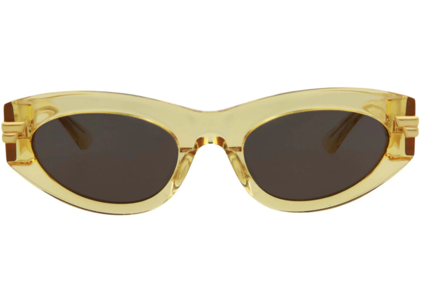 Bottega Veneta Cat Eye Frame Acetate Sunglasses Yellow/Grey (BV1189S-30013678-004-70079)