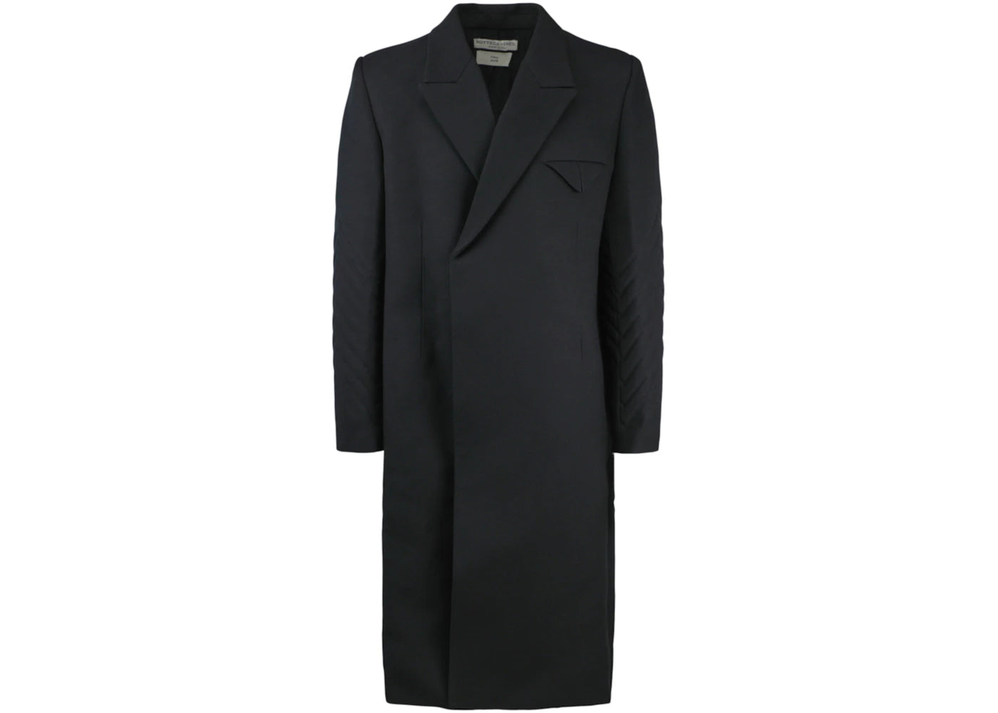 Bottega Veneta Compact Wool Coat Nero