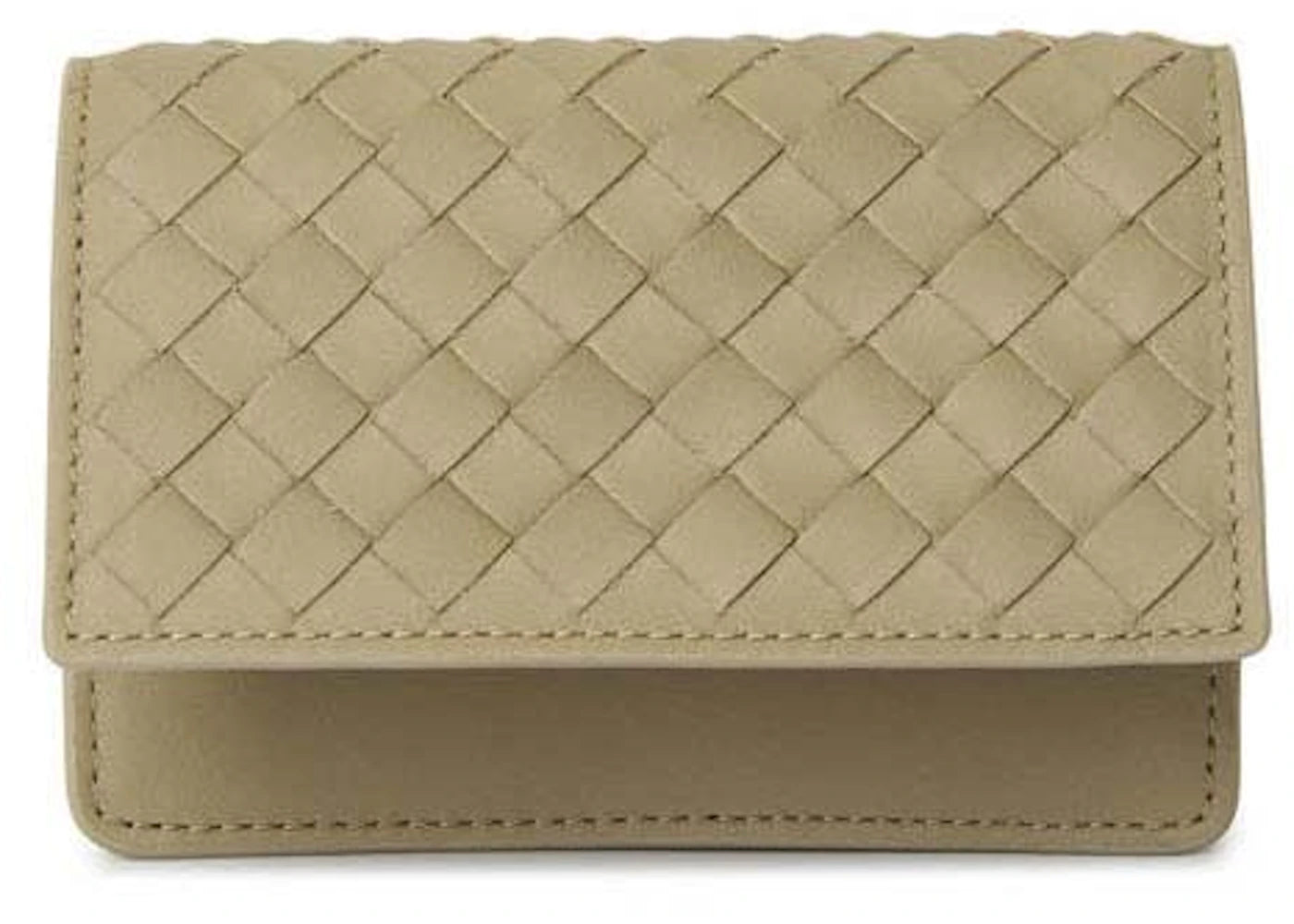 Bottega Veneta Flap Card Case Beige