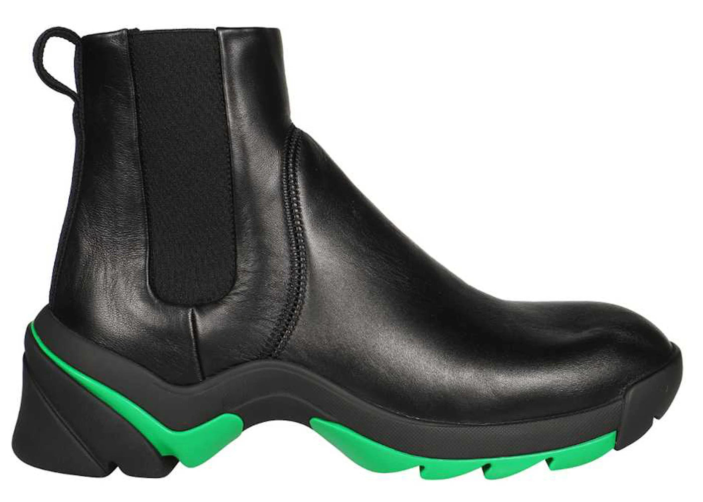 Bottega Veneta Flash High Top Sneaker Black Green