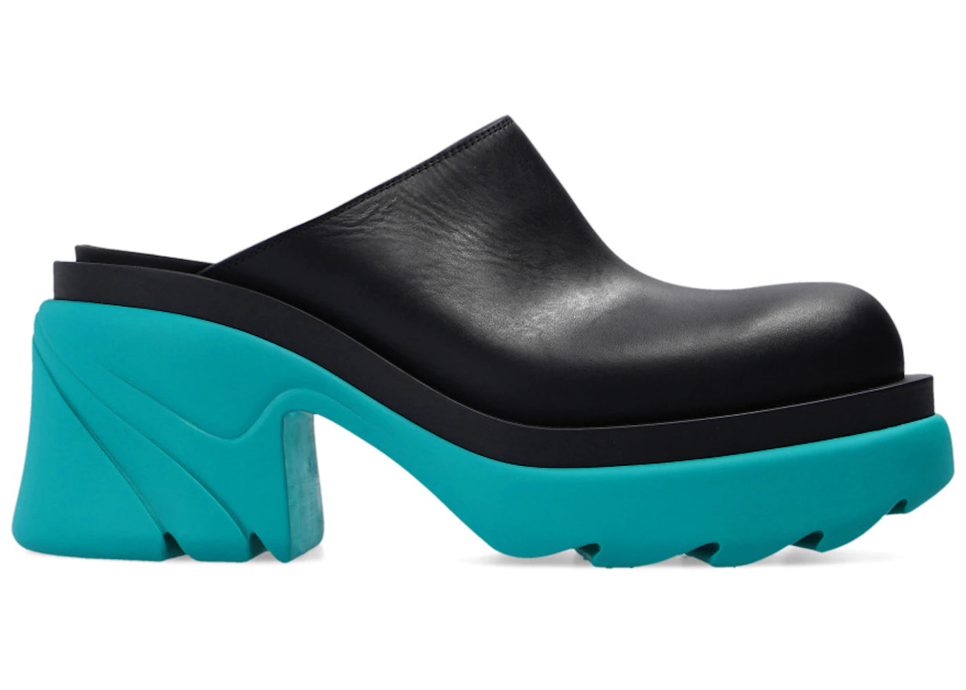 Bottega Veneta Flash Mule Black Blue (Women's)