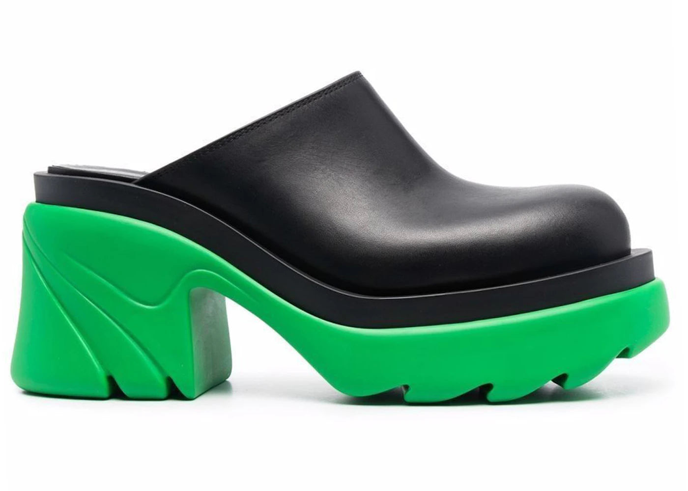 Bottega Veneta Flash Mule Black Green (Women's)