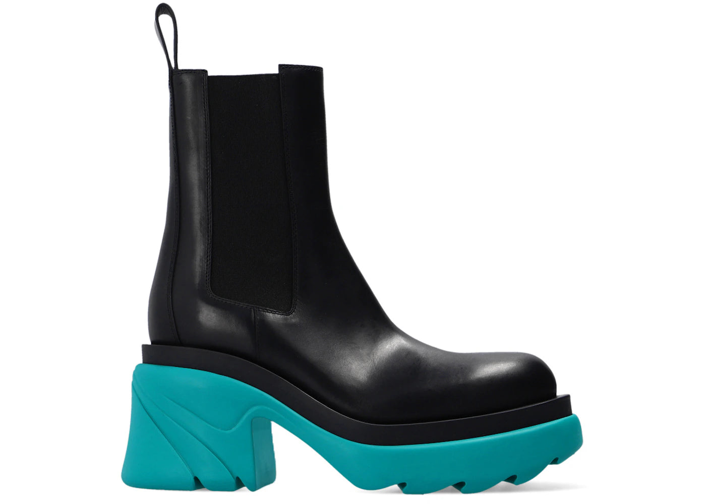 Bottega Veneta Flash Platform Ankle Boot Black Water (Women's)