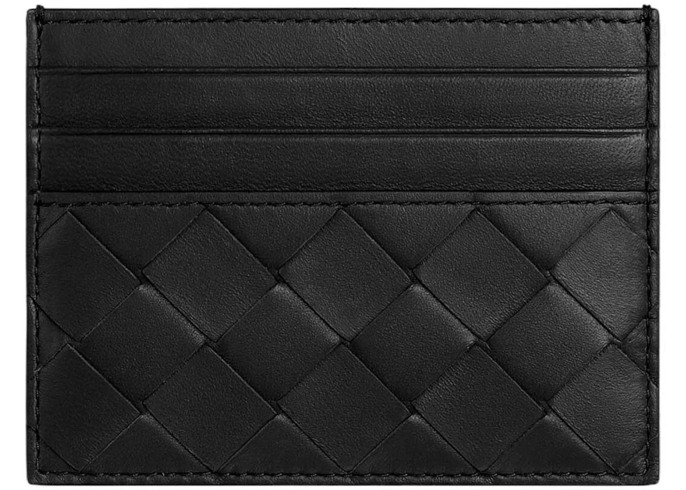 Bottega Veneta Intrecciato Card Case (635042 VCPP3 8425) Black