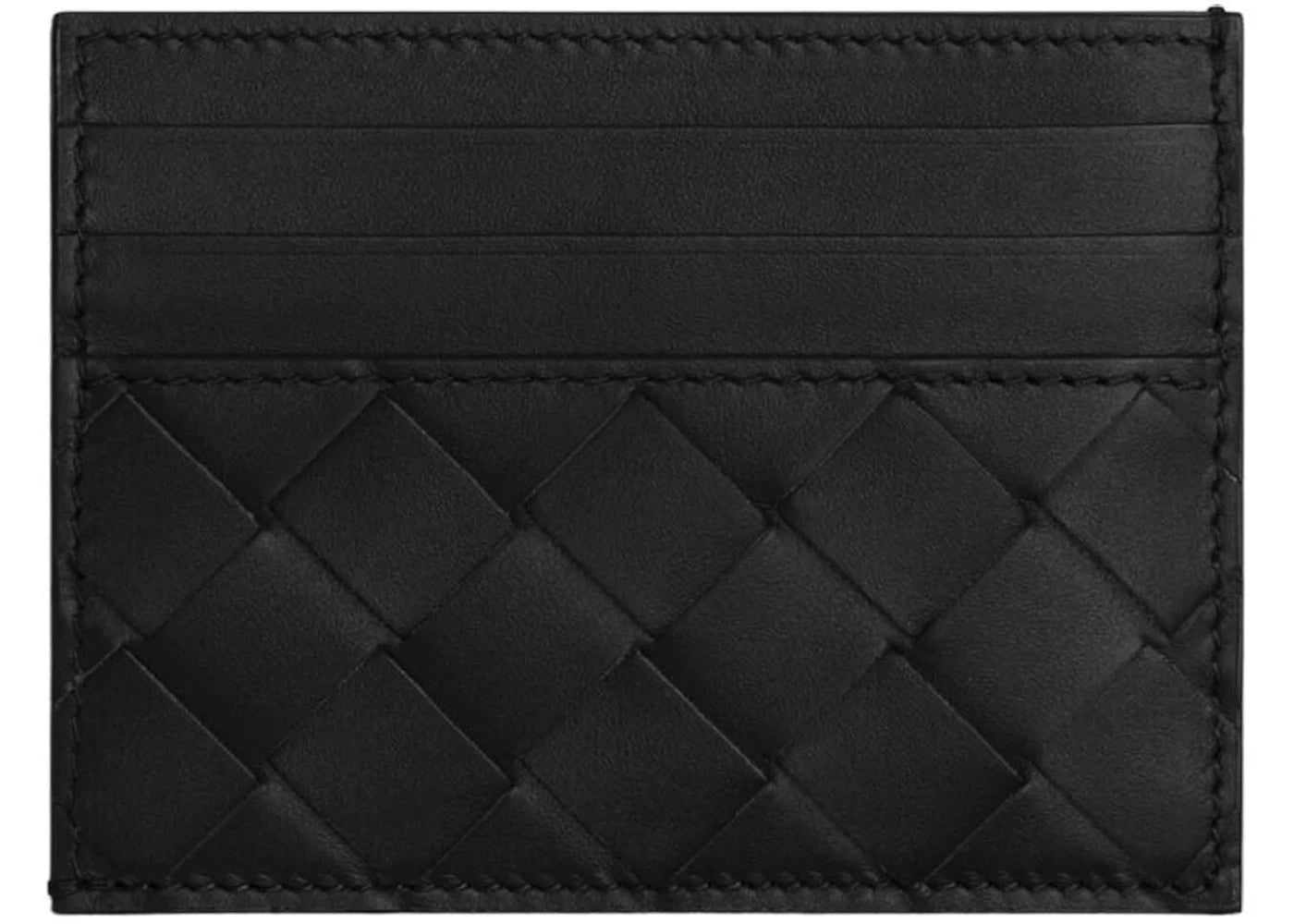 Bottega Veneta Intrecciato Card Case (635057 VCPQ3 8803) Black