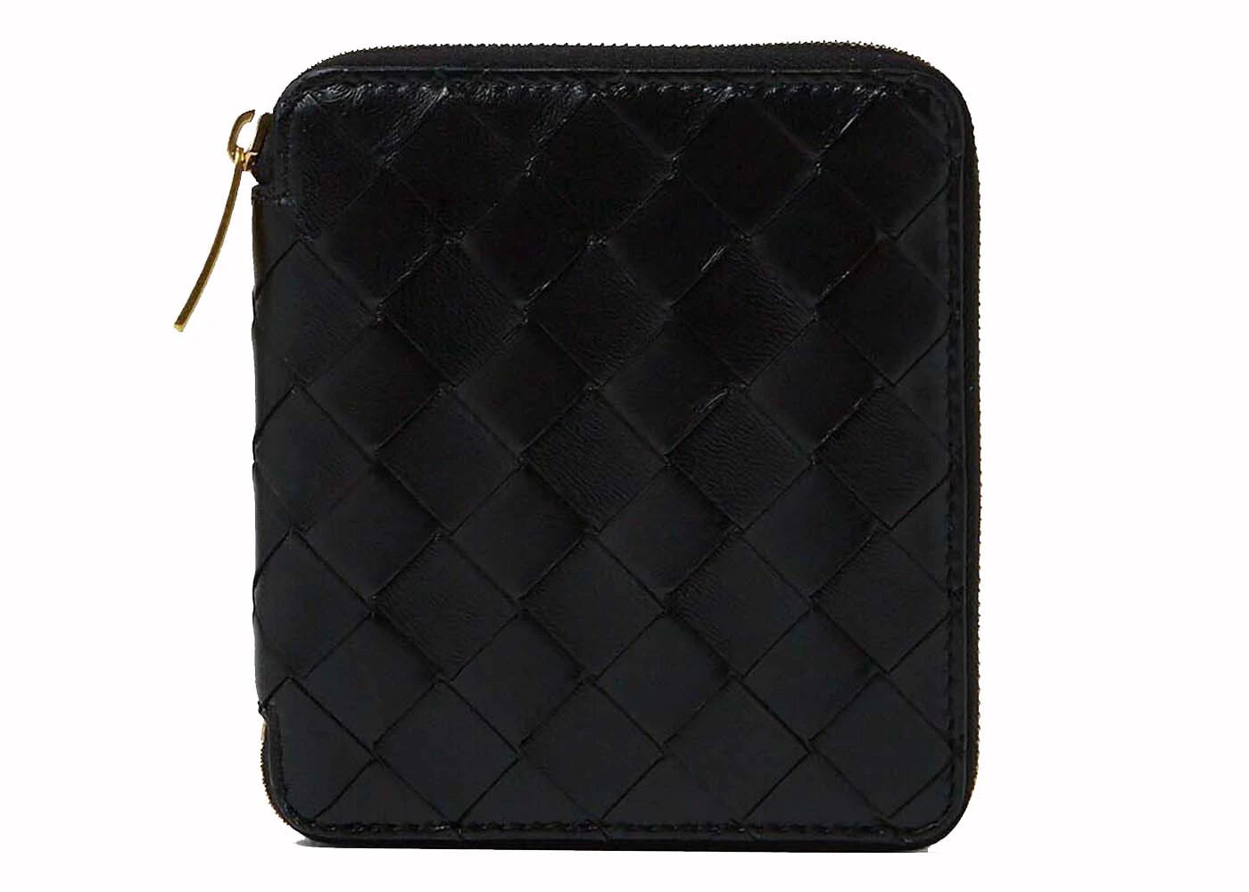 Bottega Veneta Intrecciato Leather Wallet Black