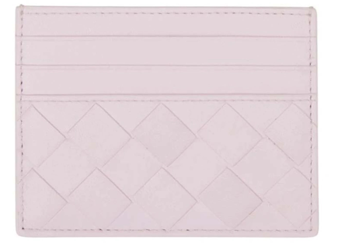 Bottega Veneta Leather Card Case Pink