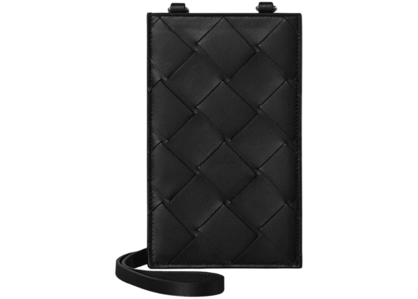 Bottega Veneta Leather Card Holder Black