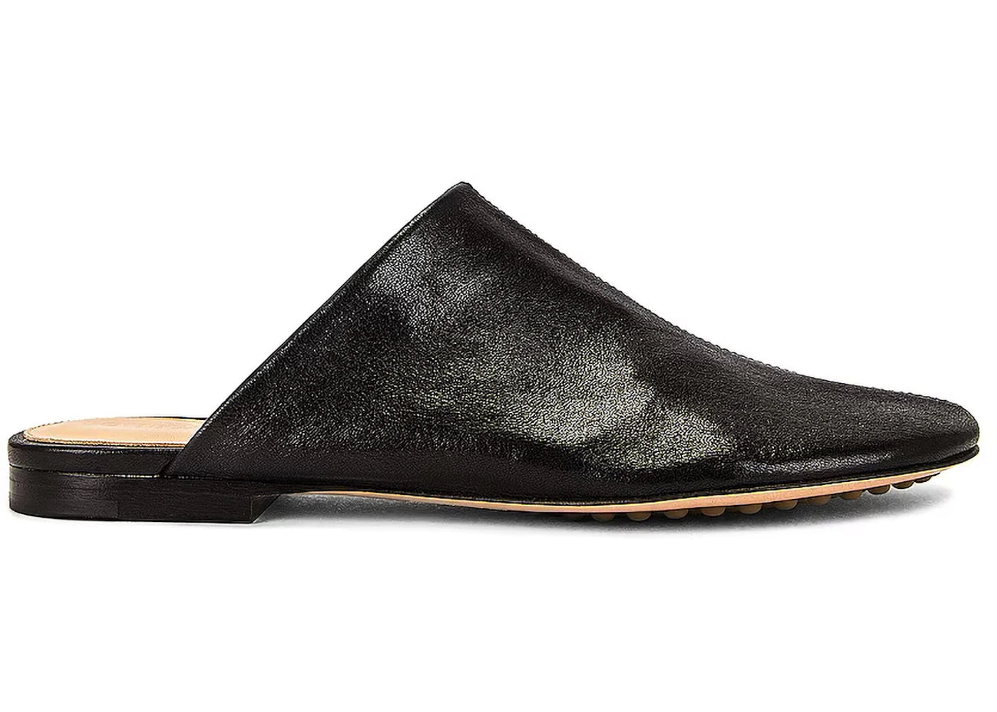 Bottega Veneta Leather Dot Sock Slippers Black (Women's)