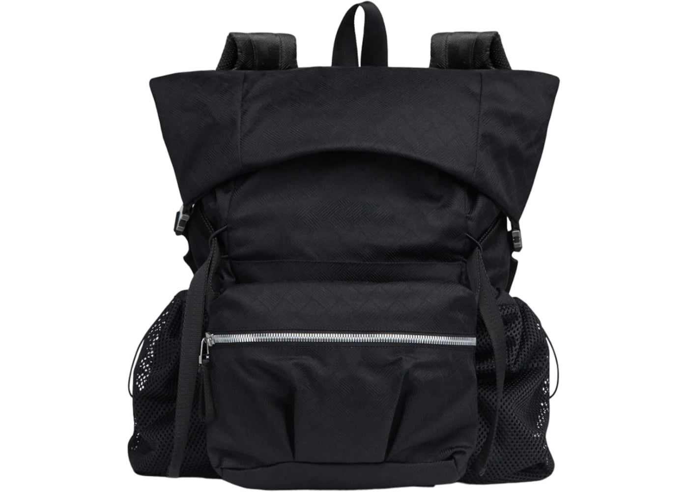 Bottega Veneta Logo Backpack Black