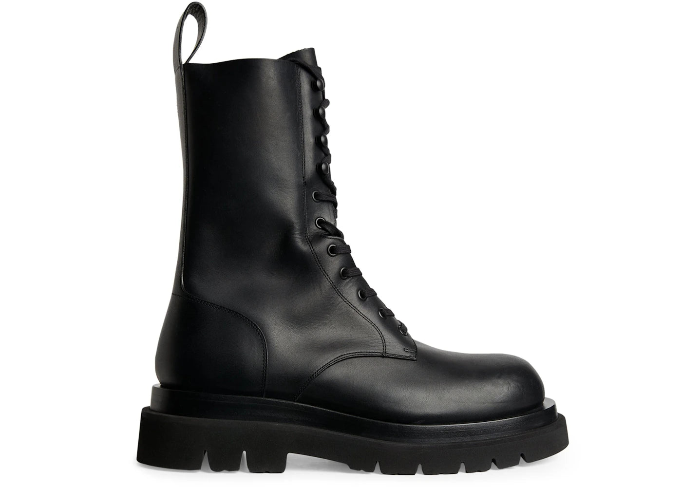 Bottega Veneta Lug Lace Boot Black