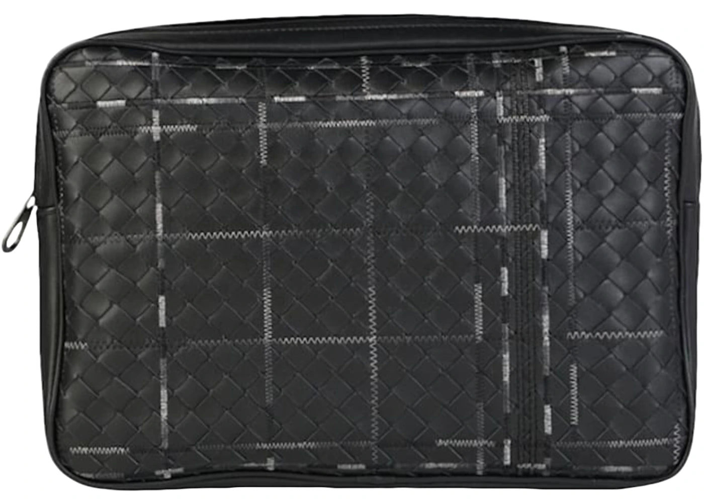 Bottega Veneta Metropolis Leather Wash Bag Black