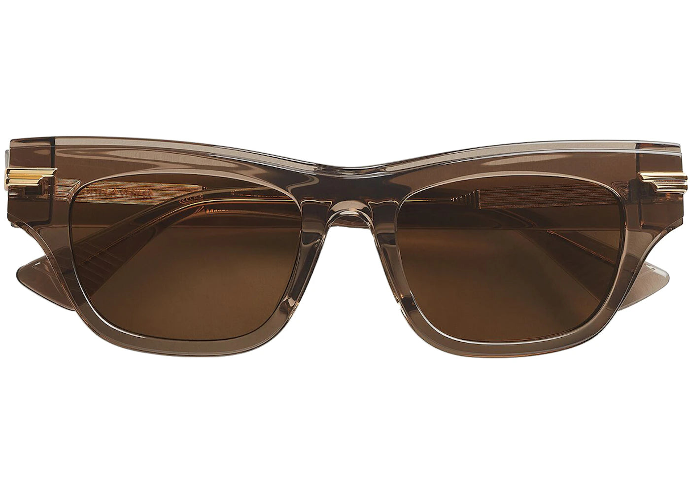 Bottega Veneta Mitre Square Sunglasses Brown/Brown (669573V2Q301033)