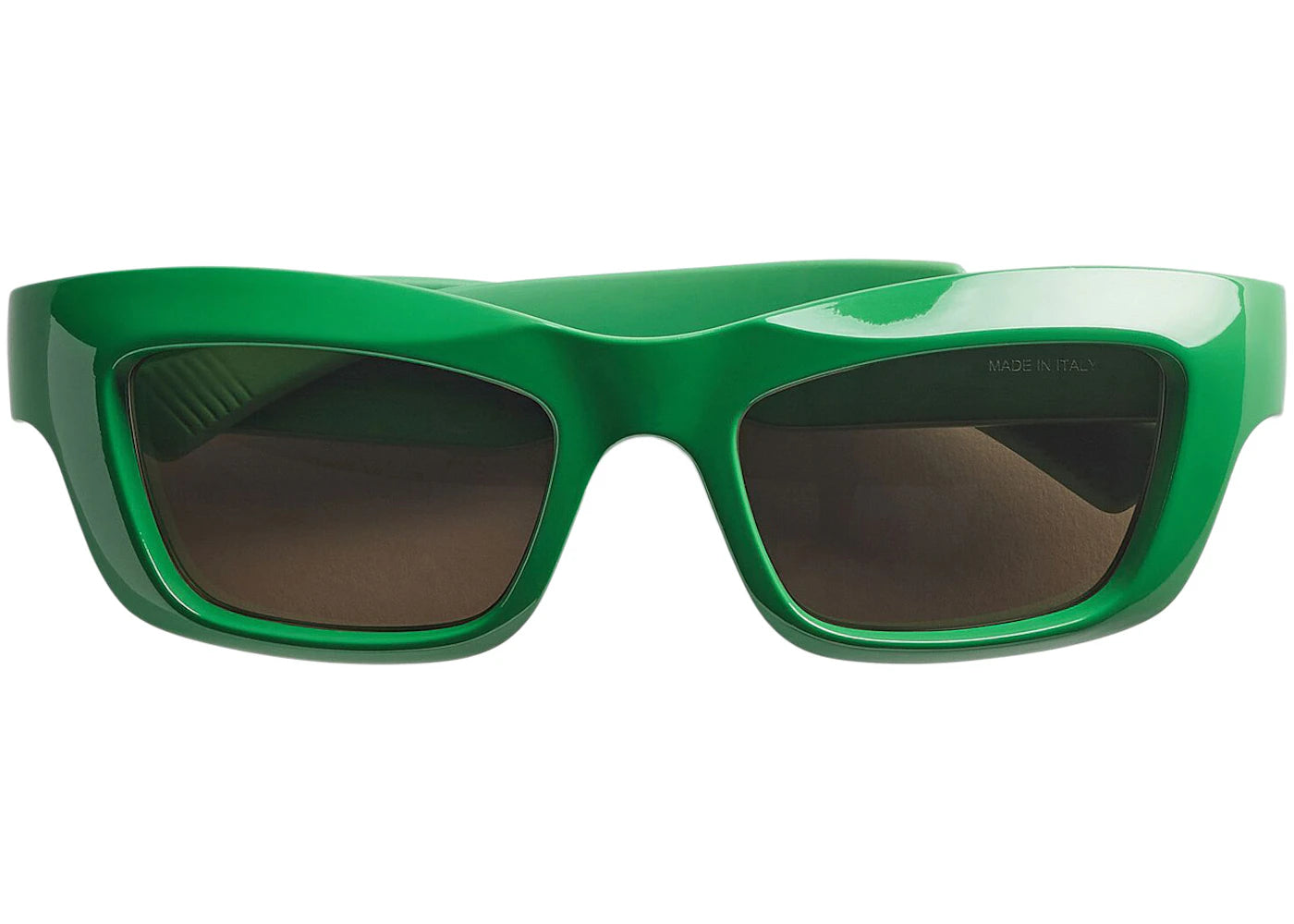 Bottega Veneta Mitre Sunglasses Green/Gray (712692VBL803342)
