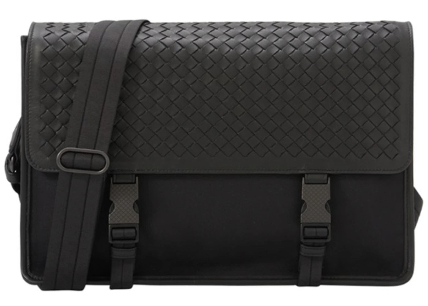 Bottega Veneta Nylon Crossbody Black