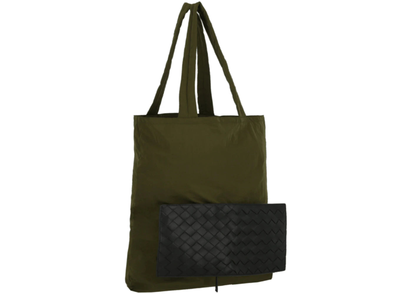 Bottega Veneta Nylon Tote Green/Black