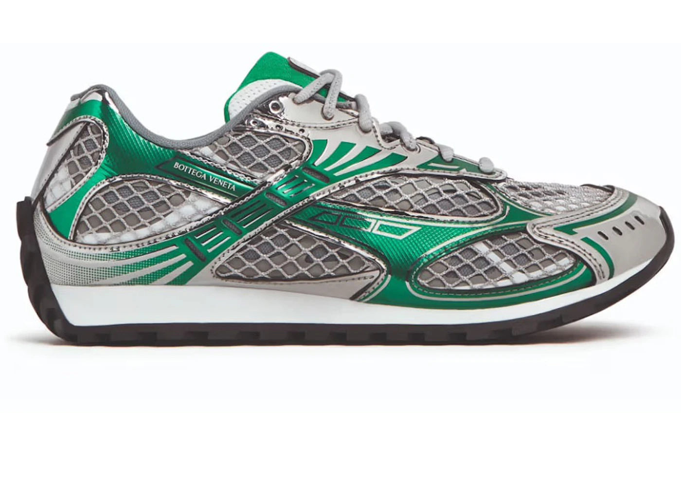 Bottega Veneta Orbit Silver Parakeet (Women's)