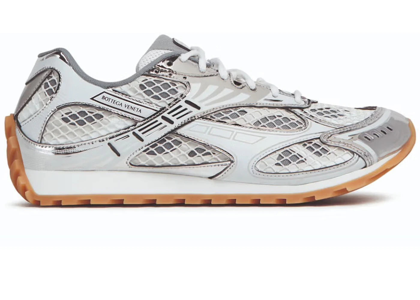 Bottega Veneta Orbit Silver White (Women's)