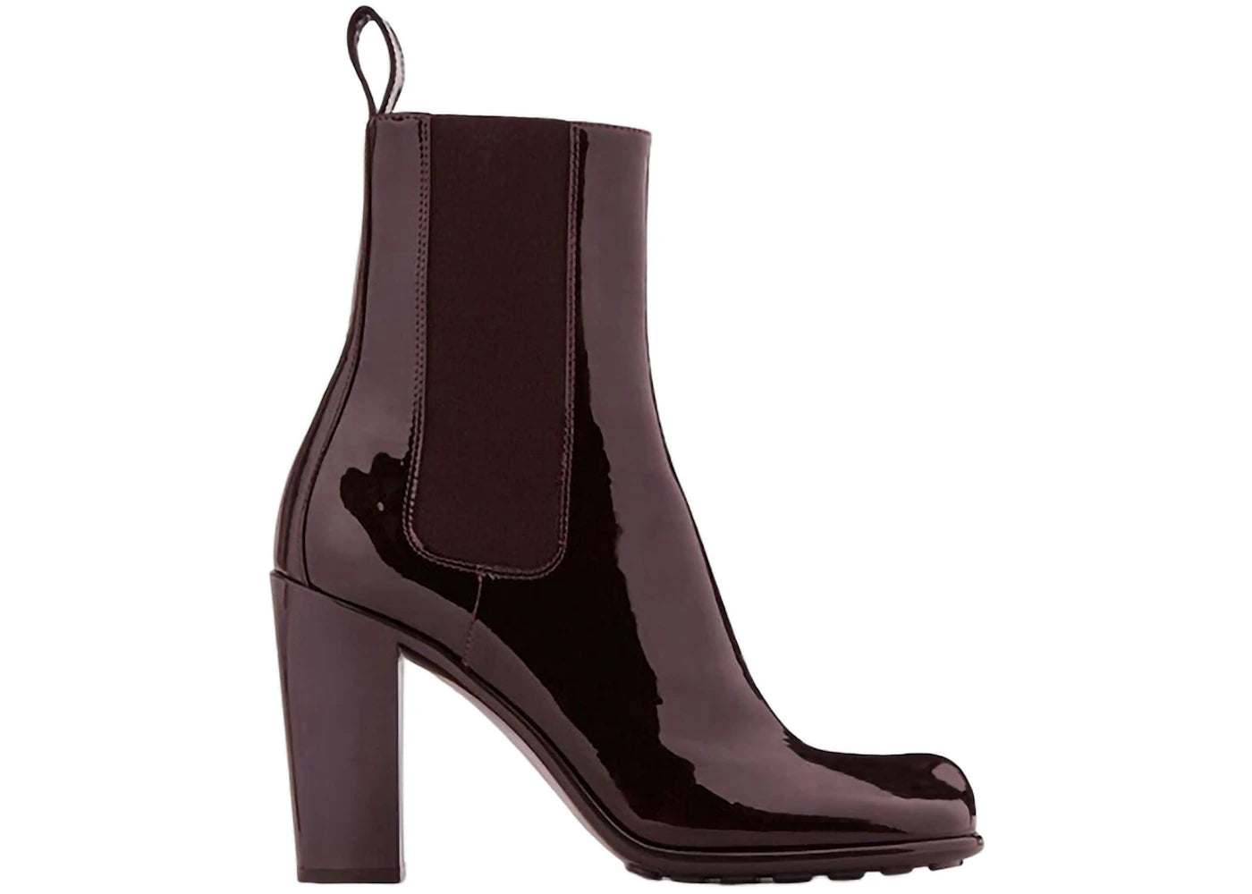 Bottega Veneta Patent Leather Ankle Boot Brown (Women's)