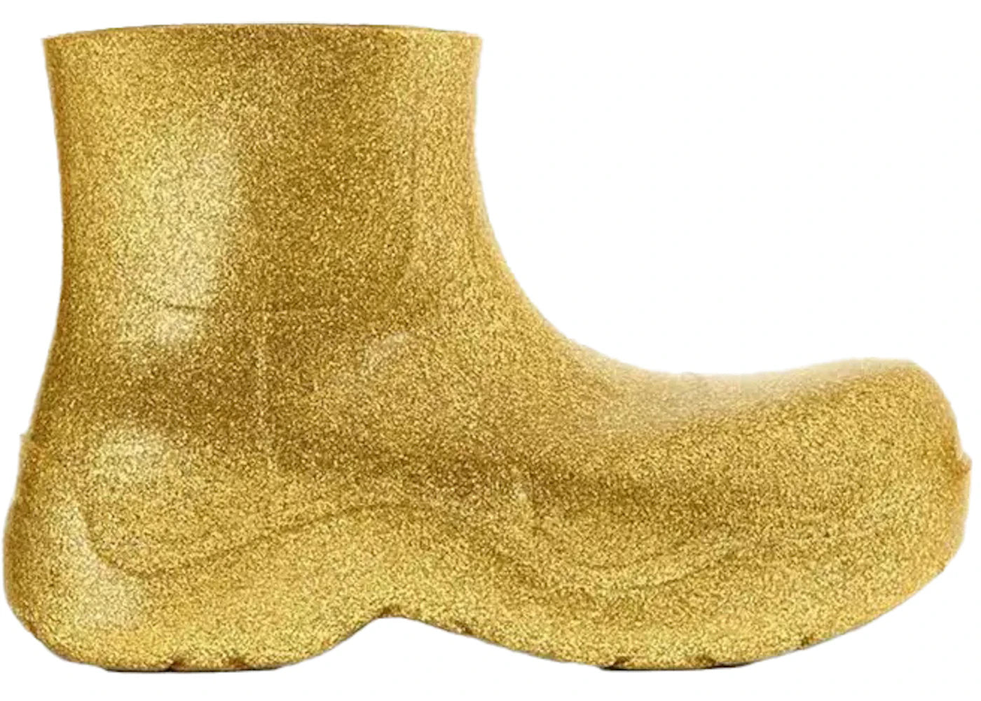 Bottega Veneta Puddle Ankle Boots Gold