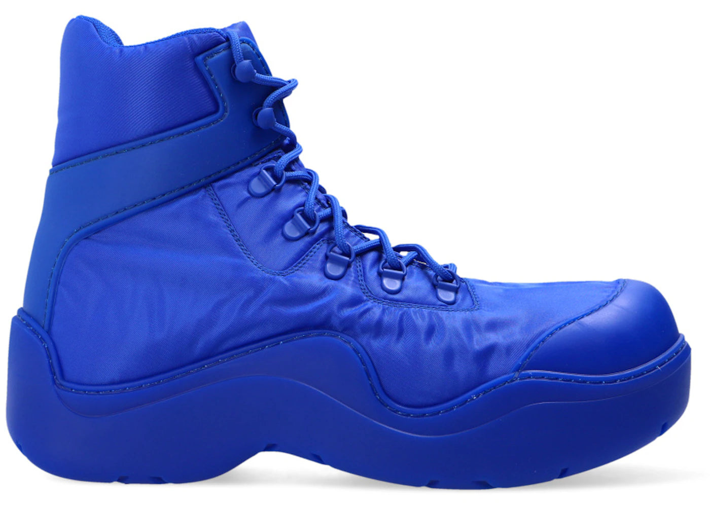 Bottega Veneta Puddle Bomber Ankle Boot Blue