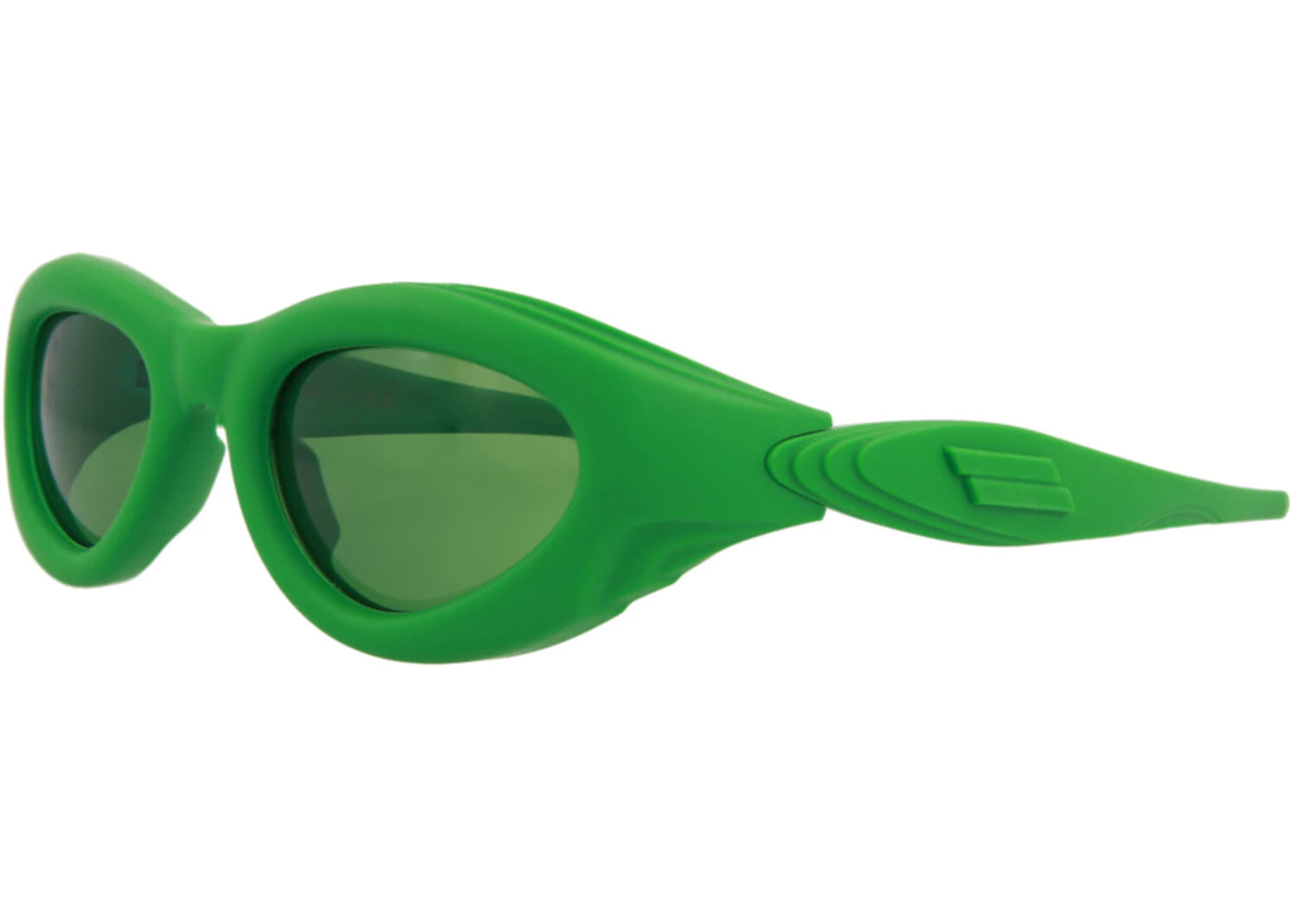 Bottega Veneta Round Oval Sunglasses Green/Green/Green (BV1162S-30013384-002)