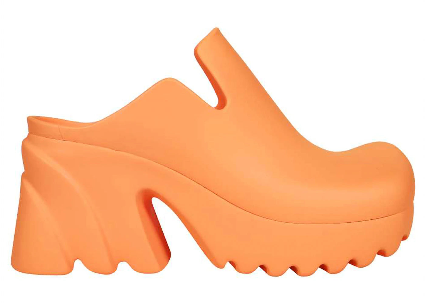 Bottega Veneta Rubber Flash Mules Orange (Women's)