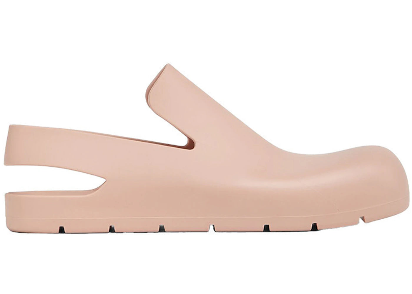 Bottega Veneta Rubber Slingback Puddle Shoe Peach Pink