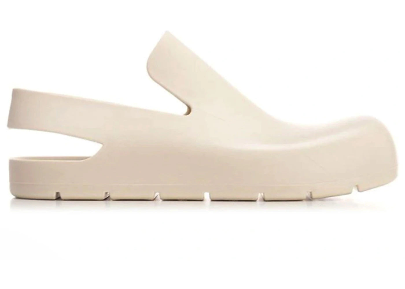 Bottega Veneta Rubber Slingback Puddle Shoe White (Women's)