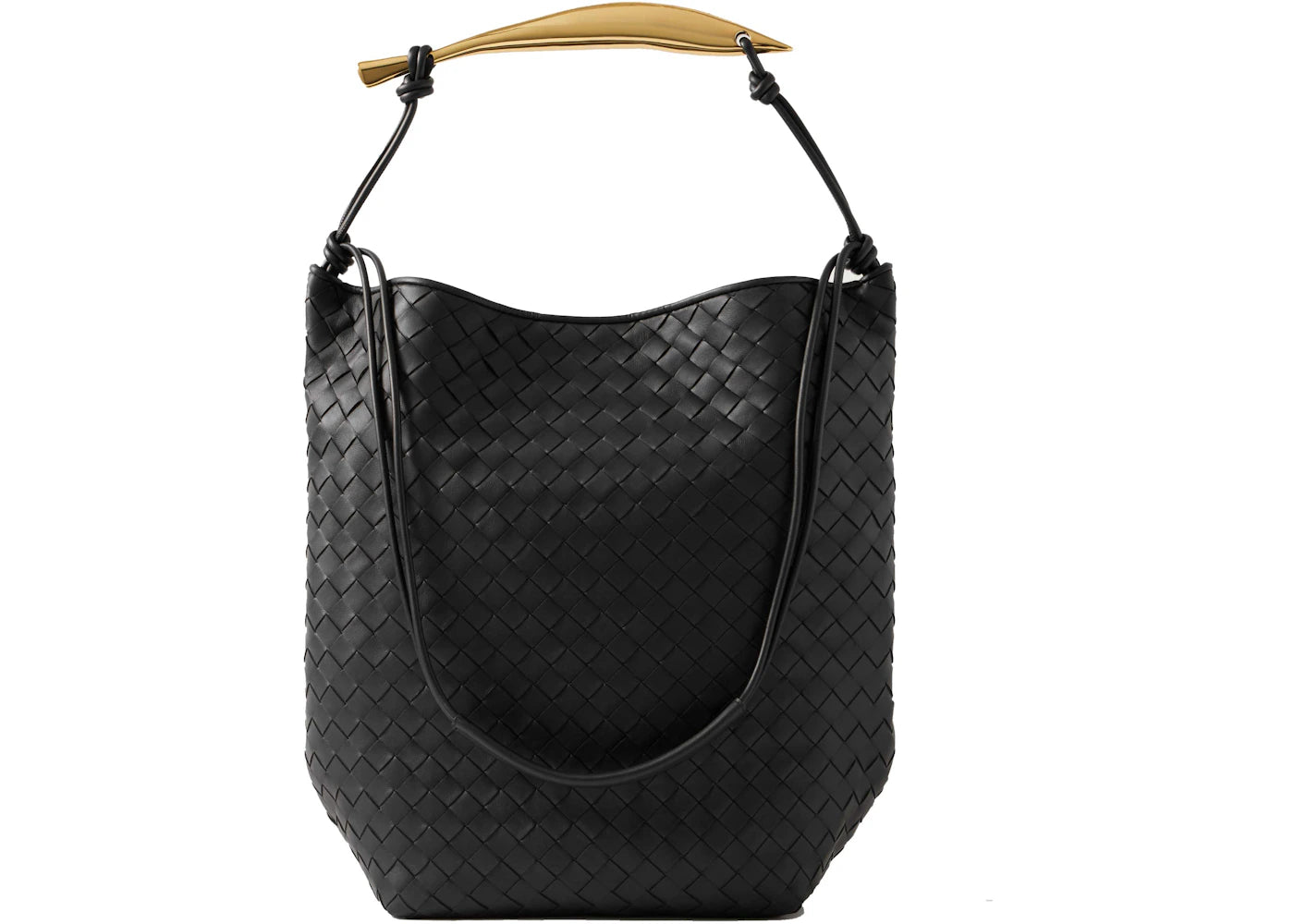 Bottega Veneta Sardine Hobo Bag Black