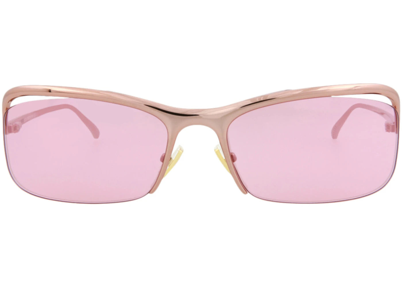 Bottega Veneta Square-Frame Metal Sunglasses Pink (BV1129S-30011530-005-60133)
